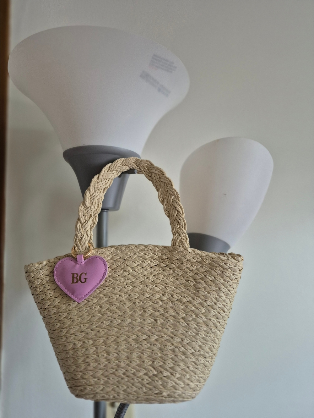 Bergdorf Goodman Women's Summer Raffia & Linen Bag Small